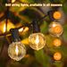 G40 Led Solar String Lights - Waterproof Outdoor Christmas Lights For Garden & Patio Decor (High Voltage 8 Modes Ip65 Rated)_voghion.com
