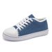 European And American Foreign Trade Large Size Flat Graffiti For Women 2025 New Ethnic Style Lazy Canvas Shoes_voghion.com