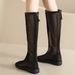 Spring Net Boots Boots Breathable Women's Boots Mesh Hollow Martin Boots Short Boots Flat Boots Women's Summer Boots_voghion.com