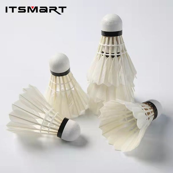 Piuma d'oca liscia ITSMART Badminton confezione da 3/6/12 Sports Trend_voghion.com