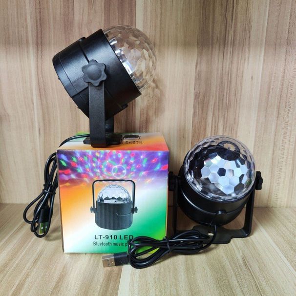 Christmas lighting Mini rotating colorful light LED crystal magic ball voice controlled light KTV laser light home bar laser flash light_voghion.com