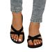2024 neue Sommer Nicht Slip Schuhe Keile Slippes Frau Leder Frauen Flip-Flops_voghion.com