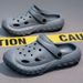 Sommer Herren Slipper Mode Dicke Sohle Clogs Strand Clogs Indoor Hausschuhe Sneaker Rutschfeste Schwarze Sportsandalen für Männer_voghion.com