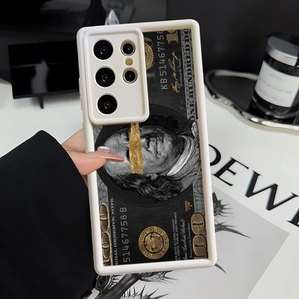 Θήκη τηλεφώνου για Samsung Galaxy S25 Ultra S24 S22 Plus S23Ultra S20 FE S21 Αντικραδασμική θήκη Funda Αστεία χαρτονομίσματα χρημάτων_voghion.com