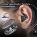 Invisible Sleep Wireless Earphone TWS Bluetooth 5.3 Headphones Hidden Earbuds IPX5 Waterproof Noise Reduction Sports_voghion.com