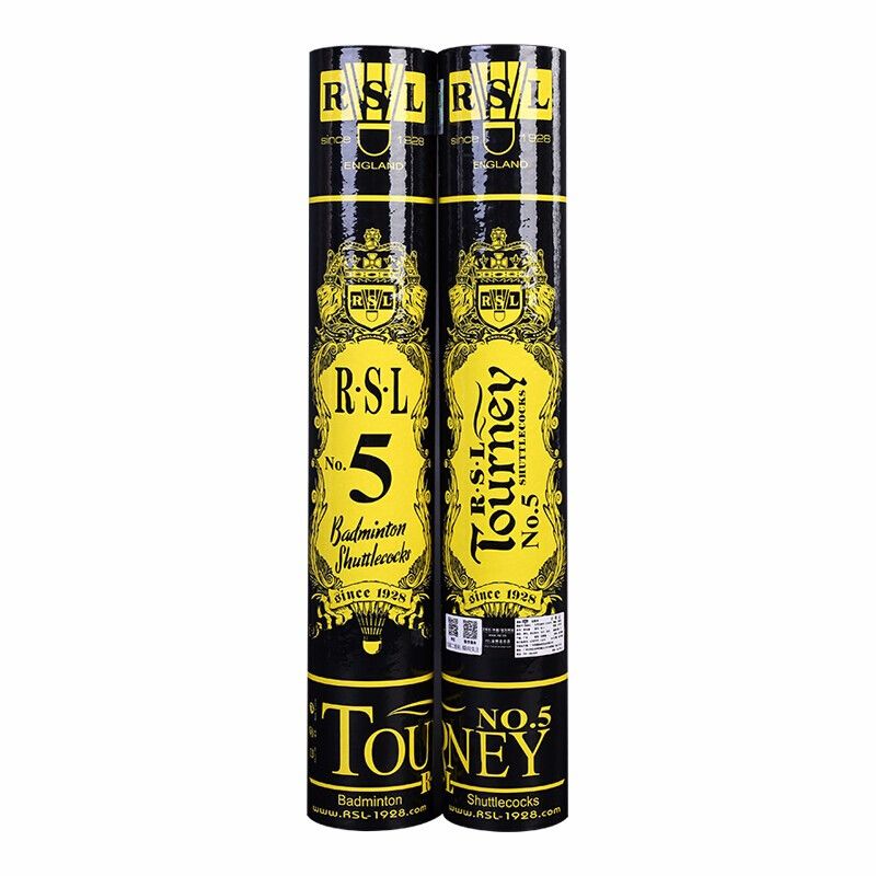 Yashilong RSL Daily Training Stable And Durable RSL5 12-Pack Asia 5 Badminton NO.5 Single Tube_voghion.com