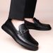First Layer Cowhide Men's Autumn Business Casual Leather Shoes Commuting Versatile Breathable Non-Slip Slip-On Loafers_voghion.com