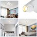 Glitzerlife Deckenstrahler Weiß Deckenleuchte 4 Flammig - Modern Schwenkbar Deckenspots GU10 Deckenlampe Eckig Metall Flurlampe In Für Büro Schlafzimmer Esszimmer_voghion.com