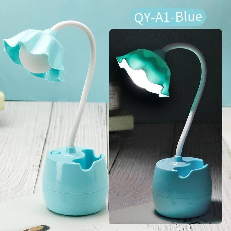 Adjustable LED Desk Lamp For Study & Reading, Eye-Caring USB-Powered Student Desk Light With ABS Shade, Modern Minimalist Design (Multiple Colors)​_voghion.com