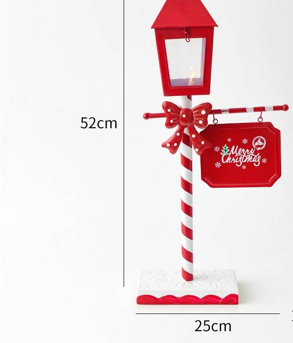 Vintage Christmas Mailbox Decor - Wrought Iron Holiday Mailbox With Snowman, Sleigh & Tree Designs - Festive Front Desk Decor_voghion.com