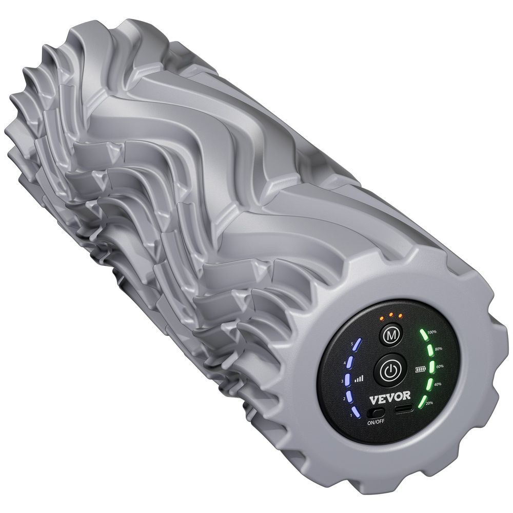 VEVOR Vibrating Foam Roller 5 Intensities & 3 Frequencies Electric Foam Roller_voghion.com