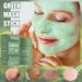 EELHOE Green Tea Solid Deep Cleaning and Moisturizing facial mask Pore Shrinking Smearing Mud Mask Stick_voghion.com