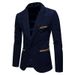 Men's corduroy color casual small suit jacket_voghion.com