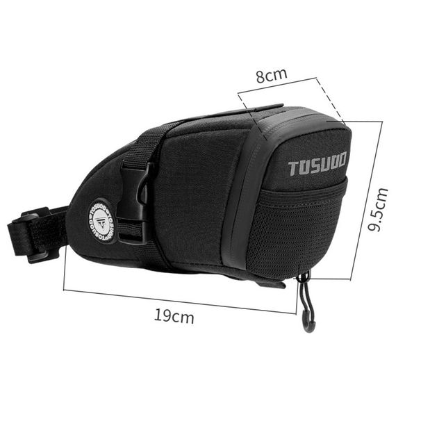 Captain Tas Fahrrad-Hinterradtasche, große Kapazität, Satteltasche für Rennräder und Mountainbikes, Fahrradzubehör_voghion.com