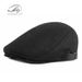 Peaked cap men's autumn and winter wool beret men's British retro in the elderly warm forward hat_voghion.com