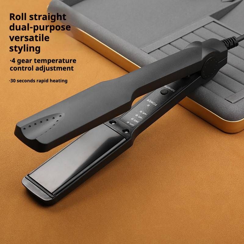 Dorm-Friendly Hair Styler Curling Iron & Straightener (Mini Travel Size Fast Heating Voltage Safe Dual Voltage For College Use)​_voghion.com