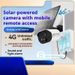 3MP Wireless Battery Security Camera With Solar Power, 2K HD Night Vision, IP66 Waterproof, 15m IR Distance, Two-Way Audio For Indoor/Outdoor Use_voghion.com