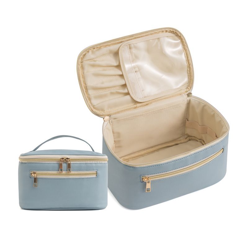 Sacs pour femmes, cosmétiques portables, nouveau produit, sac à cosmétiques en cuir PU imperméable, panier de rangement pour produits de soins de la peau, sac de rangement pour cosmétiques de voyage_voghion.com