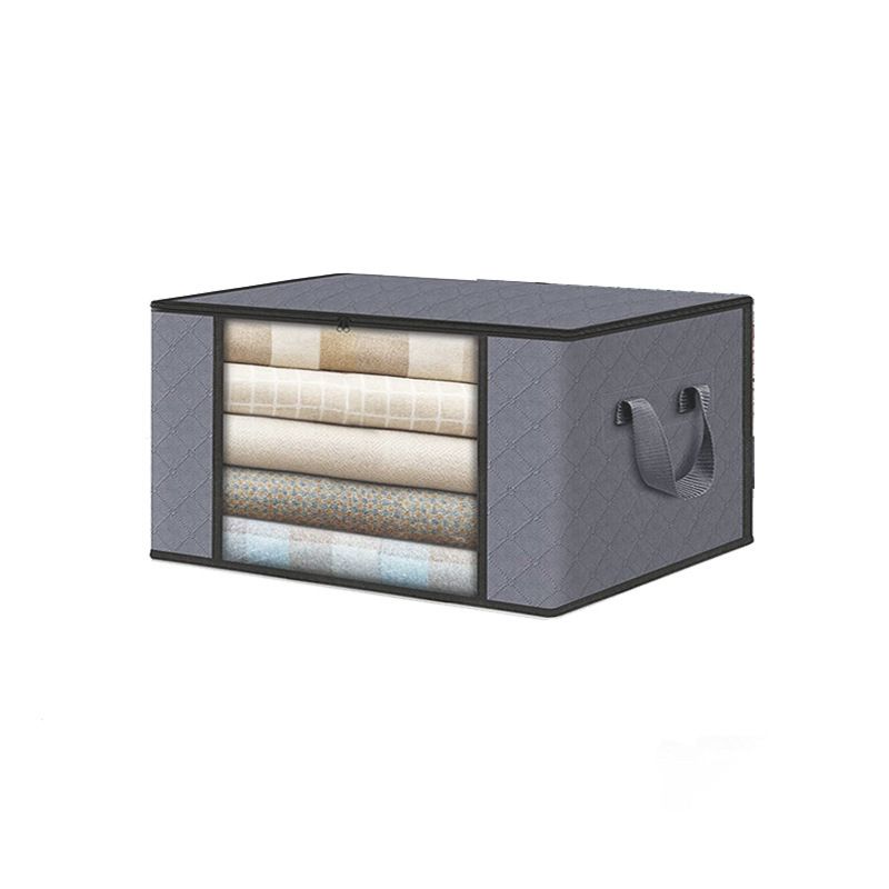 Under the bed storage box transparent clothing storage box under the bed foldable household quilt quilt storage bag_voghion.com