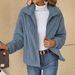 Women's Ribbed Fleece Zip-Up Jacket With Lapel Collar - Short Length Cozy Outerwear For Autumn & Winter (Multiple Colors & Sizes Available)_voghion.com