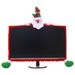 Christmas decoration supplies three-dimensional cartoon Computer cover non-woven computer dress-up _voghion.com