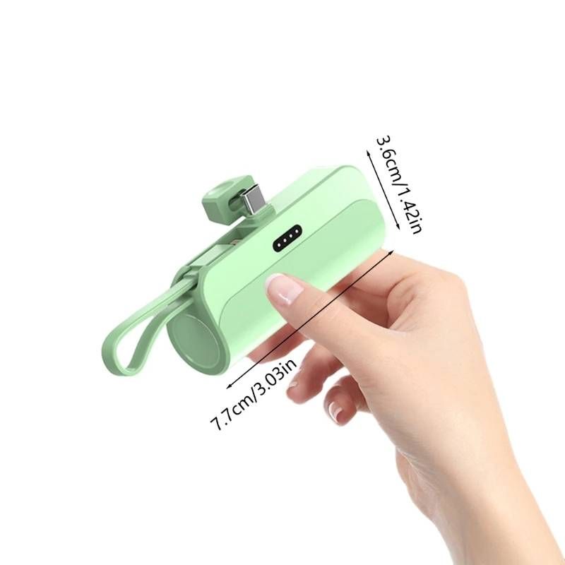 5000mah Pocket Wireless Capsule Power Bank, Compact And Portable, Mobile Power Bank, Power Bank_voghion.com