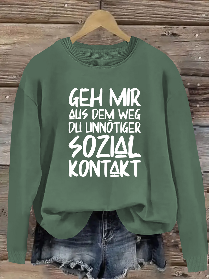 Autumn And Winter Women's Sportswear Printed Casual Fashion Pullover_voghion.com