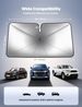 Car Windshield Sunshade - Foldable Car Windshield Sunshade, Anti-UV Coating, Heat Insulation Protection For Front Window, Suitable For Car, Sedan, SUV Windshield_voghion.com