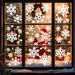Selbstklebende Schneeflocken-Fensteraufkleber – 9er-Set wiederverwendbare PVC-Aufkleber für die Weihnachtsdekoration (20 x 30 cm, statisch haftend, keine Rückstände)_voghion.com