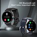 Q31 Bluetooth-anrop smart avbetaling helseovervåking sports vanntett klokke informasjon trykk_voghion.com