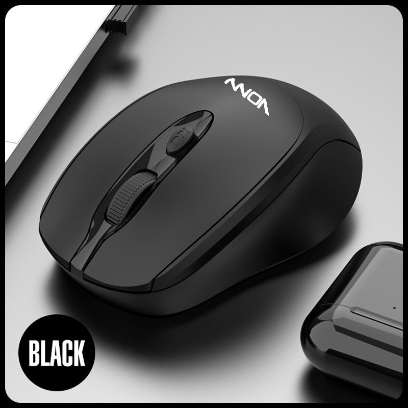 Wireless Rechargeable Mouse For Laptop, 2.4G Bluetooth Silent Gaming & Office Mouse, Ergonomic Design, 1200DPI, Compatible With PC/Tablet_voghion.com