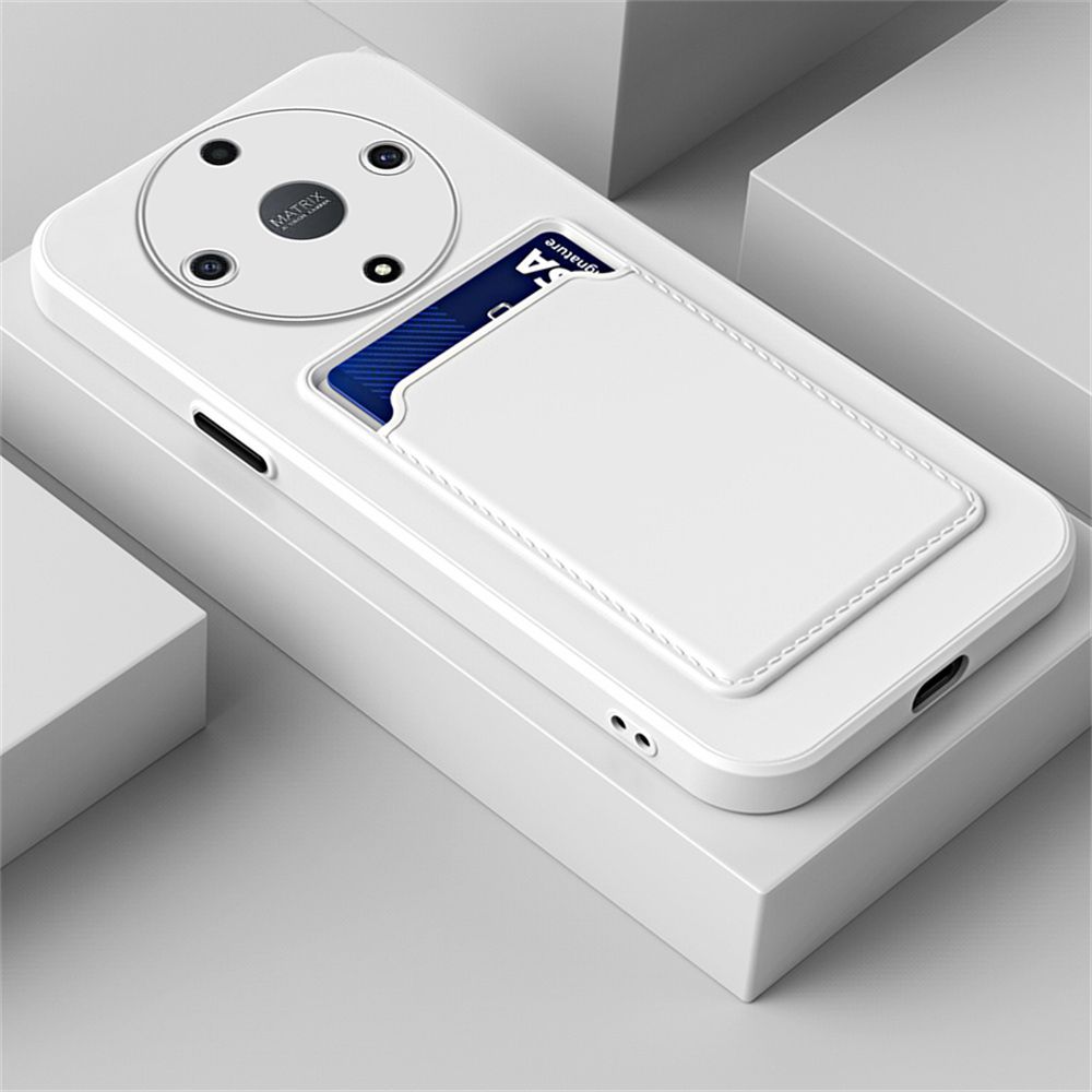 Vedel silikoonümbris Honor Magic 5 Lite X8 X7 X8A X7A Funda jaoks Huawei P30 Pro P40 Lite Nova 9 8i kaardipesa hoidiku koti kate_voghion.com