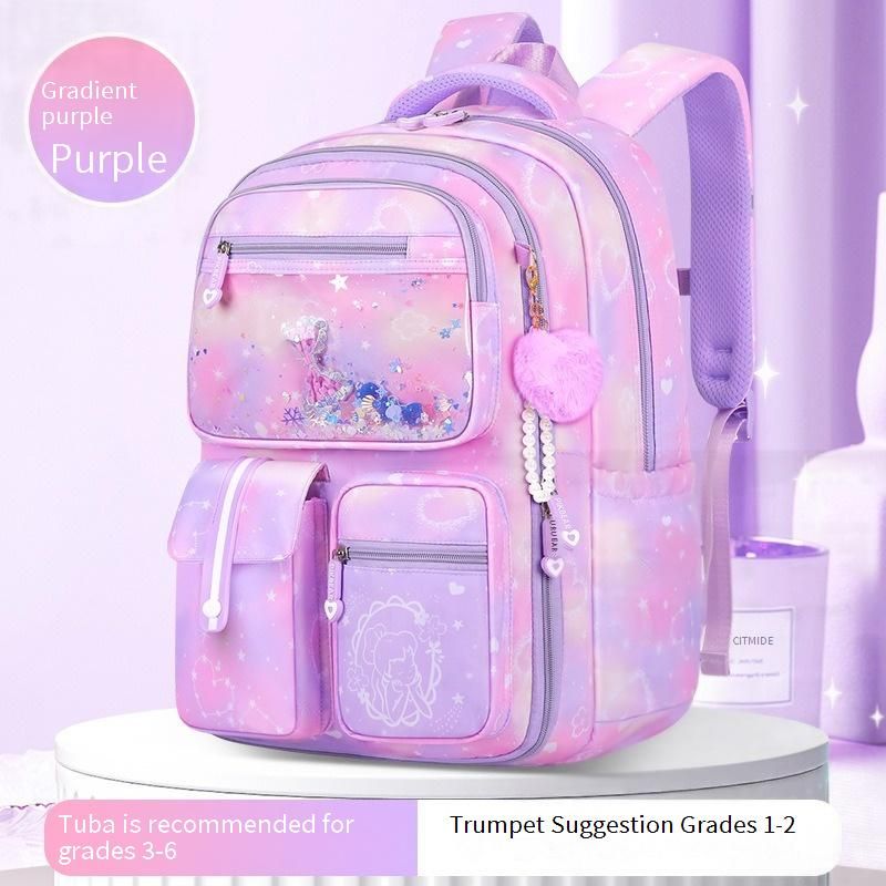 Kids Backpacks Refrigerator Style Primary School Student Backpack 1 3 6 Grade Lightweight Children's Backpack Large Capacity Weight Reducing Backpack_voghion.com