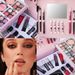 24-Color Professional Makeup Palette Set - Eyeshadow, Lipstick, Blush & Highlighter Kit - Trendy & Versatile Cosmetic Collection (Black/Rose/Silver)_voghion.com