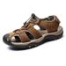 Leopard 2025 Baotou Beach Large Casual Shoes Fashion Lightweight Non-slip Sandals_voghion.com