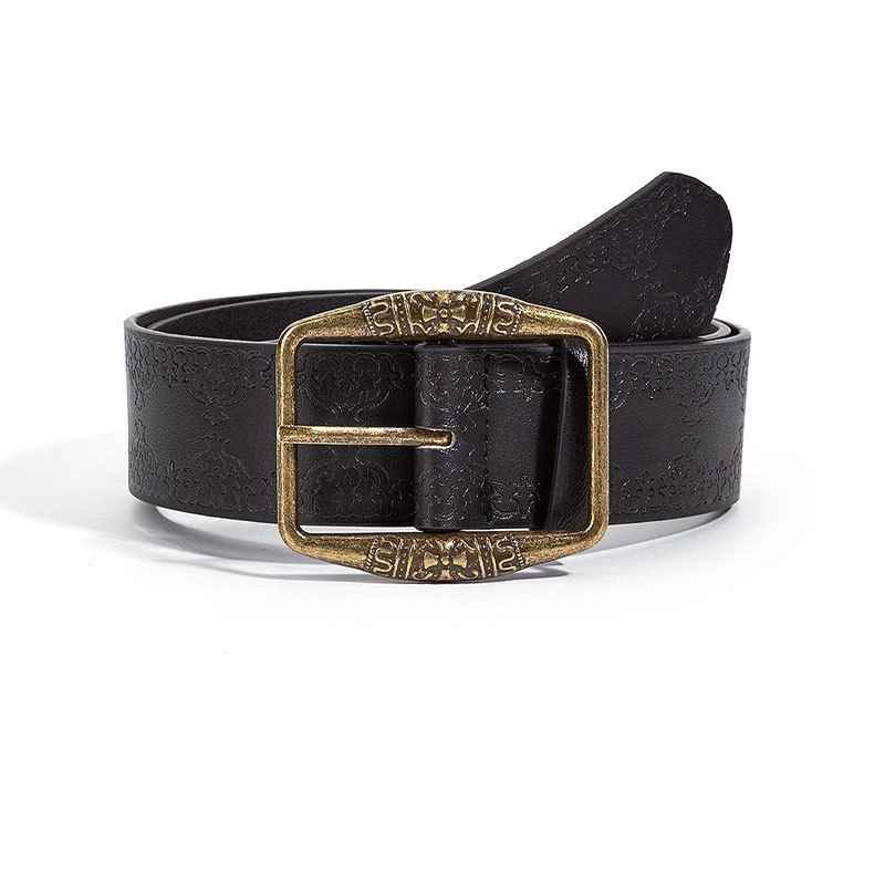 Brown Retro Belt, New Design Feeling Embossed And Old Versatile Women's Belt And Jeans Belt_voghion.com