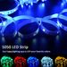 5050 RGB LED Strip Lights Kit With Remote Control - 12V Waterproof Flexible Light For TV Backlight & Home Decoration_voghion.com
