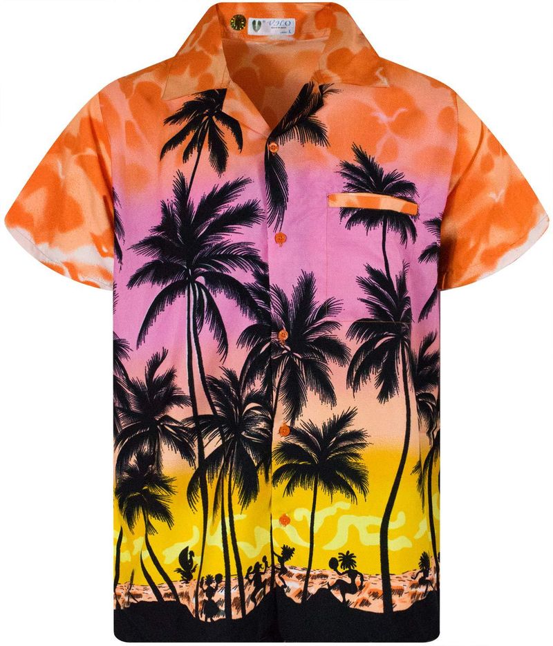 men's clothing New fashion summer casual hot selling printed Hawaiian shirts_voghion.com