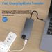 9-in-1 USB C -keskitinsovitin, jossa 4K HDMI VGA Gigabit Ethernet Thunderbolt 3 SD/TF 3,5 mm Audio USB -keskitin MacBook Pro/Air-kannettaville_voghion.com