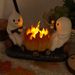 Cross Border Halloween Ghost Flickering Candle Simulation Resin Decorative Wax Home Restaurant Bedside Ornaments Glowing Candle_voghion.com