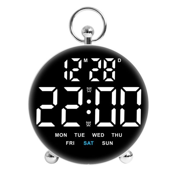 New LED Electronic Multifunctional Creative Student Desktop Digital Plug-in Alarm Clock 8029_voghion.com