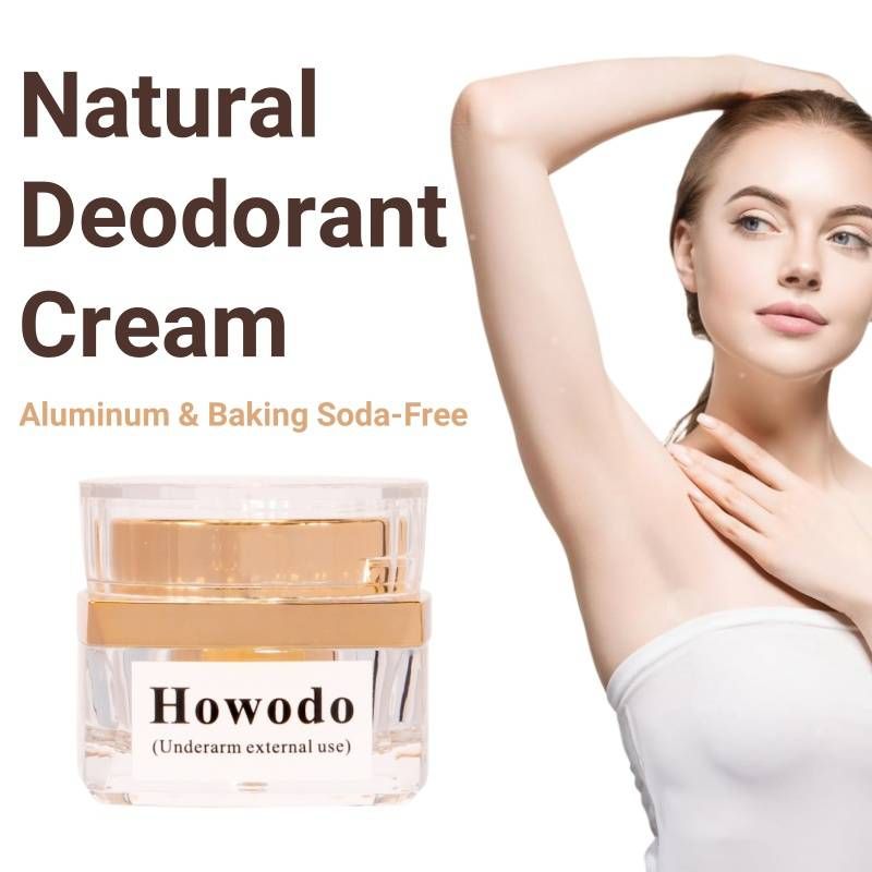 Howodo Natural Deodorant Balm 15g | Unisex, Aluminum & Baking Soda-Free | Organic Cream | Odor Neutralizer | All Skin Types_voghion.com