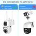 Dual-Lens WiFi Security Camera With Full-Color Night Vision, Remote Viewing, And Optional UPS Backup_voghion.com