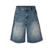Herrenbekleidung Washed Old Jeans High Street Texture Design Multi Size Shorts_voghion.com