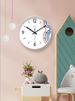 Yipula 7032 Living Room Simple Modern Nordic Round Silent Fashion Creative Wall Clock_voghion.com