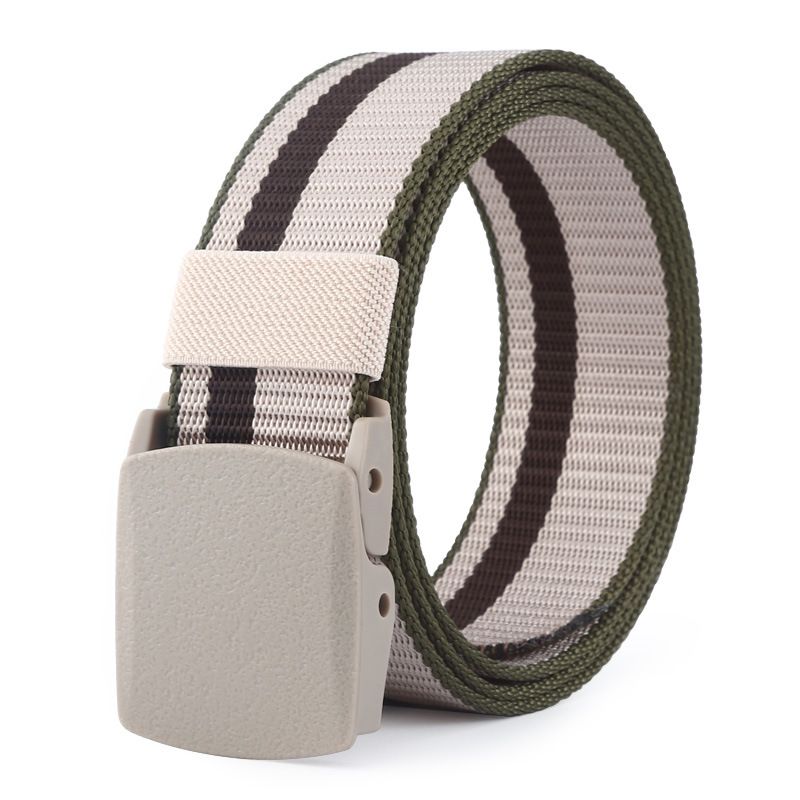 Ceintures pour hommes fournir des pantalons de plein air polyvalents de sport ceinture boucle automatique imitation nylon ceinture simple multicolore fabricant de ceinture pour hommes en gros_voghion.com