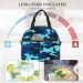 Blauwe camouflage patroon geïsoleerde lunchtas herbruikbare hittebestendige koelbox handtas werk school reizen picknick_voghion.com