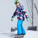 Children's Snowboard Ski Suit Boys Girls Warm Thickened Cotton Jacket And Pants Two-Piece Set_voghion.com