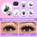 DIY Sectional False Eyelashes - 100D D-Curl Messy Thick Curly Lashes - Easy To Apply, Long-Lasting - 10 Pairs/Box For Daily/Party_voghion.com