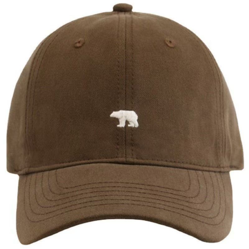Baseball Cap, Polar Bear Embroidered Net, Lovers Can Wear Of Fashionable Sunscreen Cap_voghion.com